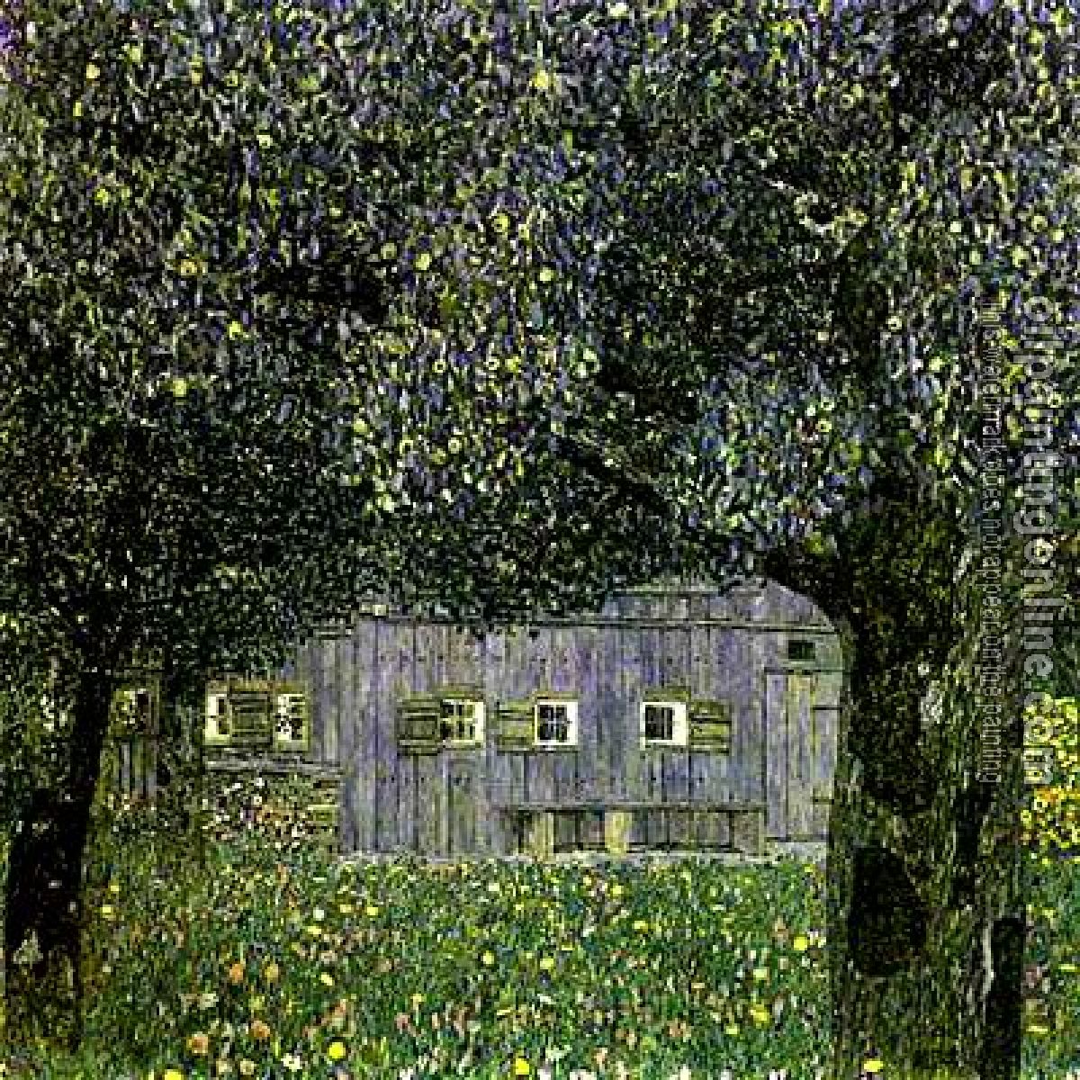 Klimt, Gustav - Farmhouse In Upper Austria